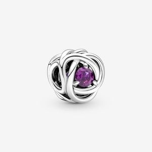 Pandora Purple Circle Charm